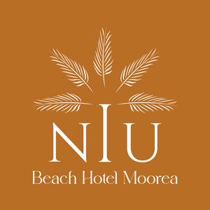 logo negatif niu beach hotel moorea